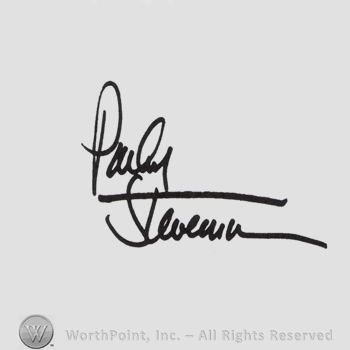 Signature: Parker Stevenson.