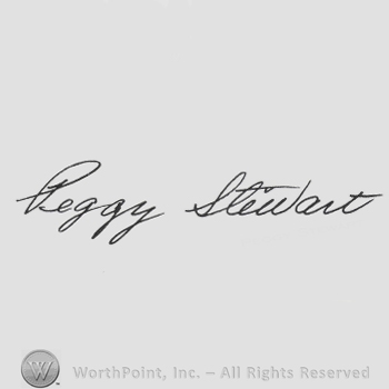 Signature: Peggy Stewart.