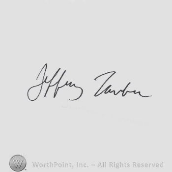 Signature: Jeffrey Tambor.
