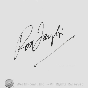 Signature: Rod Taylor.