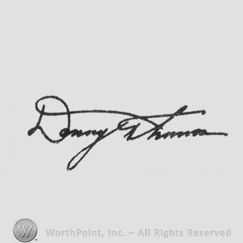 Signature: Danny Thomas.