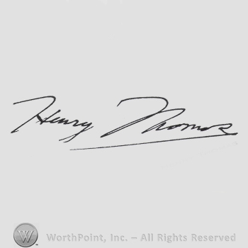 Signature: Henry Thomas.