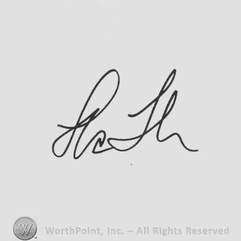 Signature: Lea  Thompson.