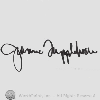 Signature: Jeanne Tripplehorn.