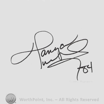 Signature: Tanya Tucker.