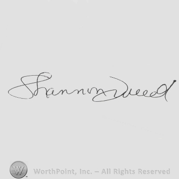 Signature: Shannon Tweed.