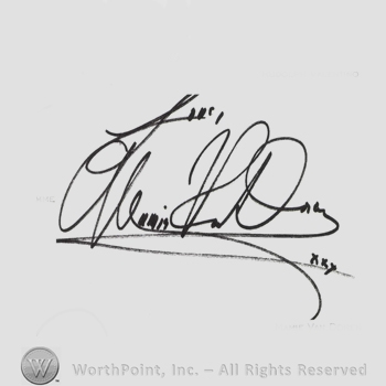 Signature: Mamie Van Doren.