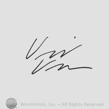 Signature: Vince Vaughn.