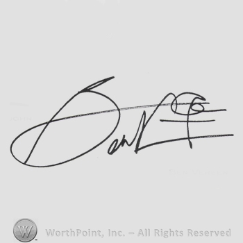 Signature: Ben Vereen.