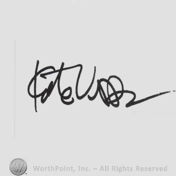 Signature: Kate Vernon.