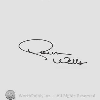Signature: Dawn Wells.