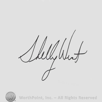 Signature: Shelly West.