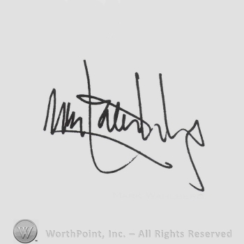 Signature: Mark Wahlberg