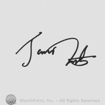 Signature: James Wilder.