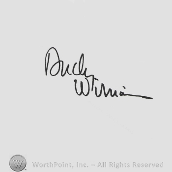 Signature: Andy Williams.