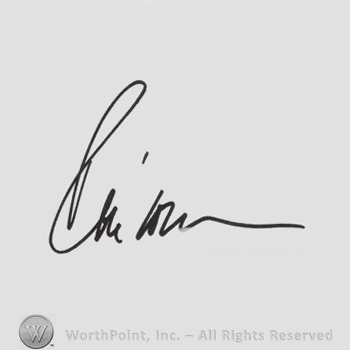 Signature: Robin Williams.