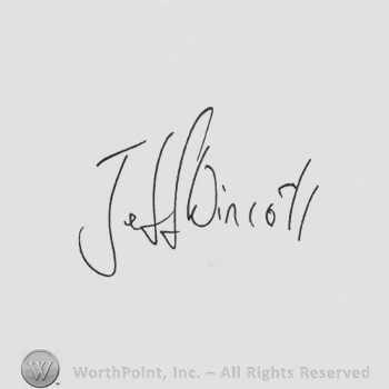 Signature: Jeff Wincott.