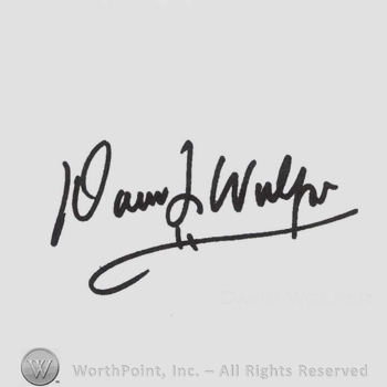 Signature: David Wolper.