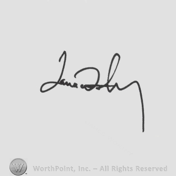 Signature: James Worthy.