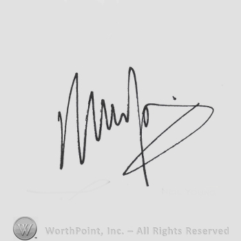 Signature: Neil Young.