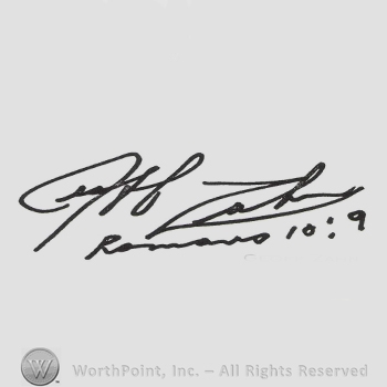 Signature: Geoff Zahn.