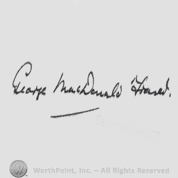 Signature: George Fraser.