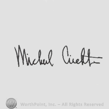 Signature: Michael Crichton.