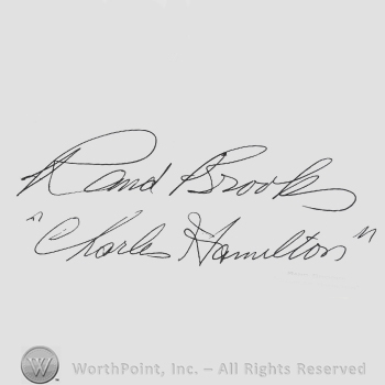 Signature: Rand Brooks.