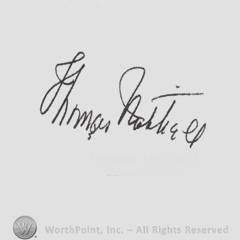Signature: Thomas Mitchell.