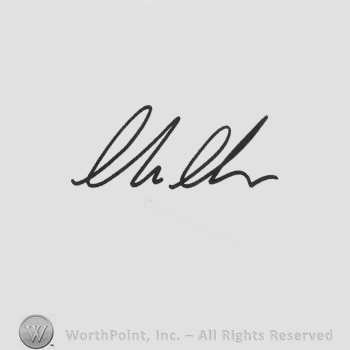 Signature: Chevy Chase.