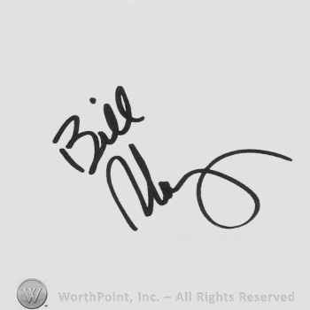 Signature: Bill Murray.