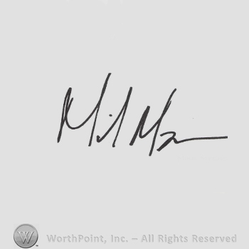 Signature: Mike Myers.