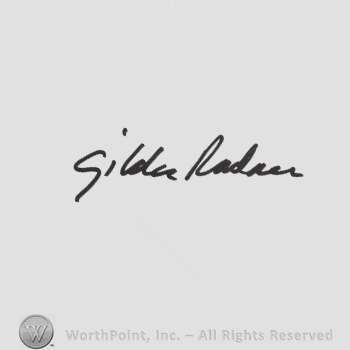 Signature: Gilda Radner.