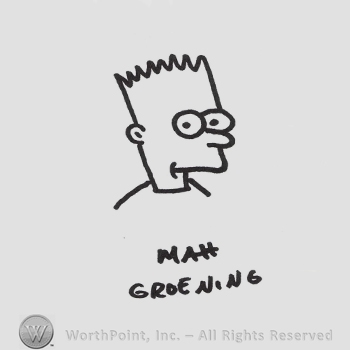 Signature: Matt Groening.