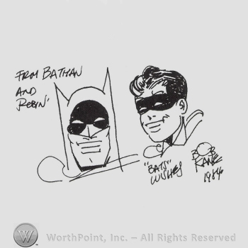 Signature: Bob Kane.