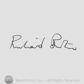 Signature: Richard Burton.