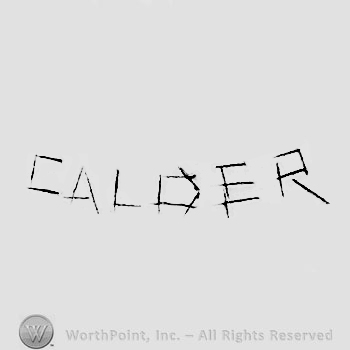The text ''Calder''.