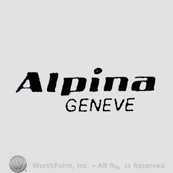 The text ''Alpina Geneve''.