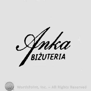 The text ''Anka Bizuteria''.