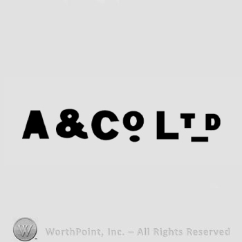 The text ''A&Co Ltd'', a point and a line.