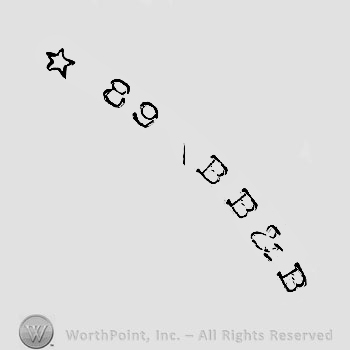 A star, the numbers ''89'' and the text ''BB & B''.