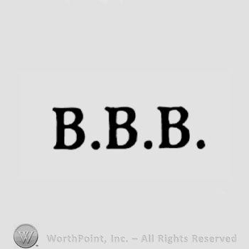 The letter ''B.B.B.''.