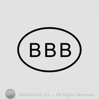 The text ''BBB'' in a circle.