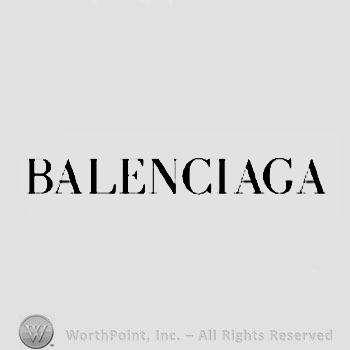 The text ''Balenciaga''.