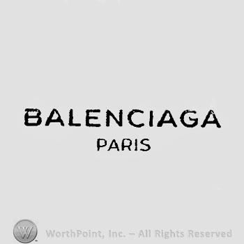 The text ''Balenciaga Paris''.