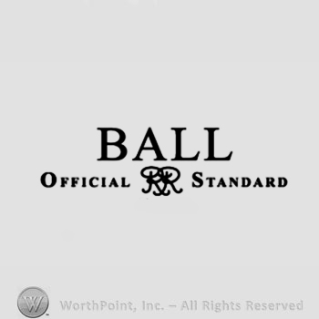 The monogram of the letters ''R'' and ''R'' and the text ''Ball Official Standard''.