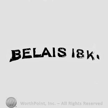The text ''Belais 18k.''.