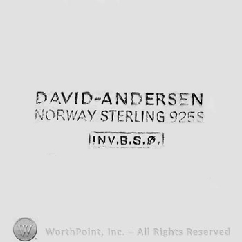 The text ''David-Andersen Norway Sterling 925S''.