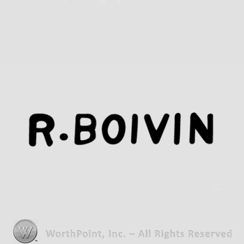 The text ''R. Boivin''.