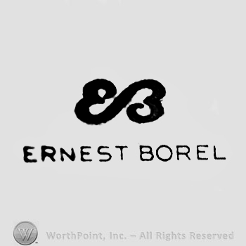 The monogram of the letters ''E'' and ''B'' and the text ''Ernest Borel''.